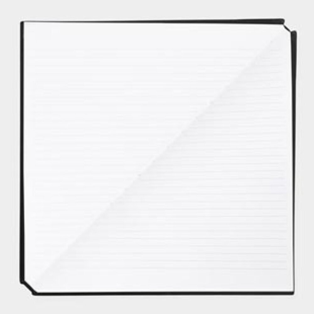 MoMA Museum Red Fabric Covered Triangle Lined Notebook - Picture 5 of 5